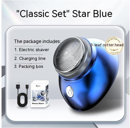 Men's USB Rechargeable Portable Mini Electric Shaver - Travel Size