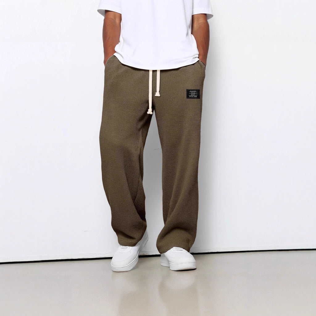 Men's Spring And Autumn Fashion Brand Loose Drooping Straight Exercise Casual Pants