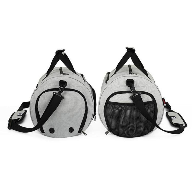 Men's Portable Color Blocked Travel Crossbody Bag for Leisure Travel with Polyester Lining