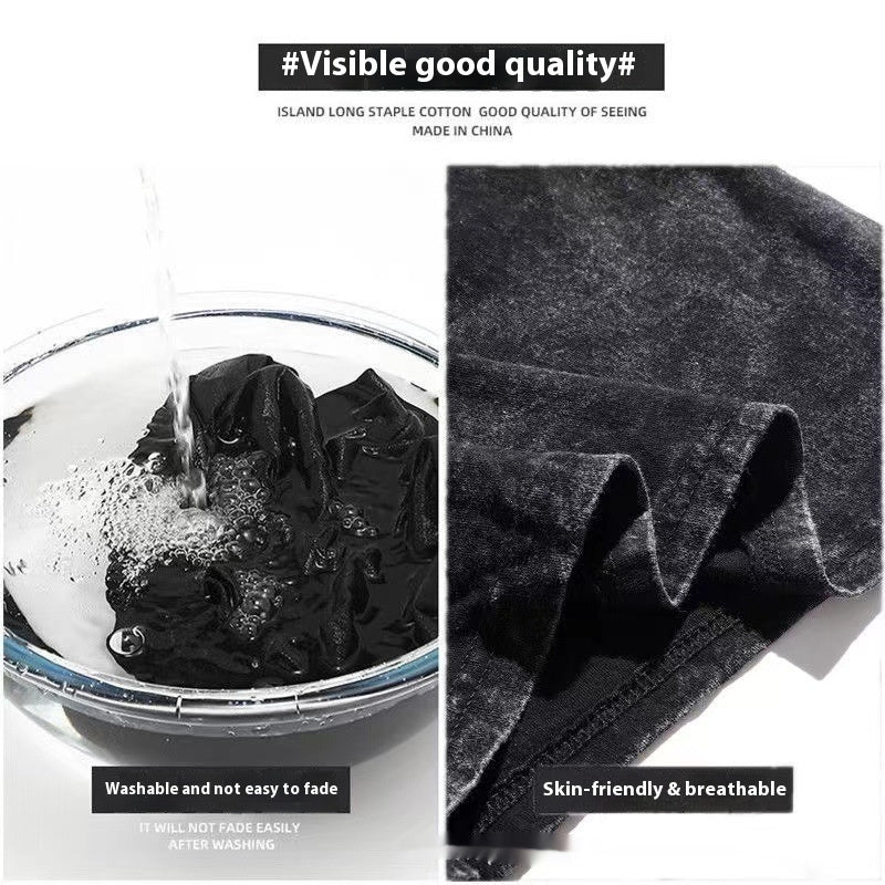 Short Sleeve Men's Summer Printed Loose