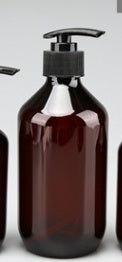 200ml Brown Plastic Lotion Bottle With Pump Head For Shower Gel And Shampoo Bottling PET PP