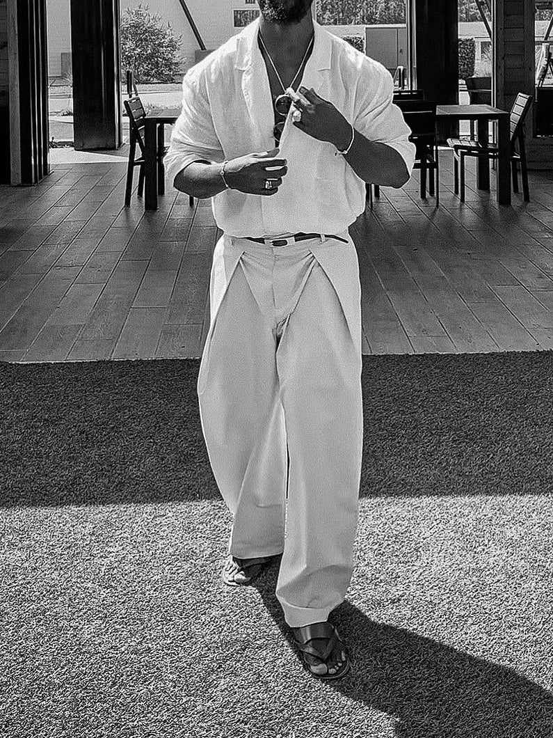 Men's Casual Short-sleeved Shirt