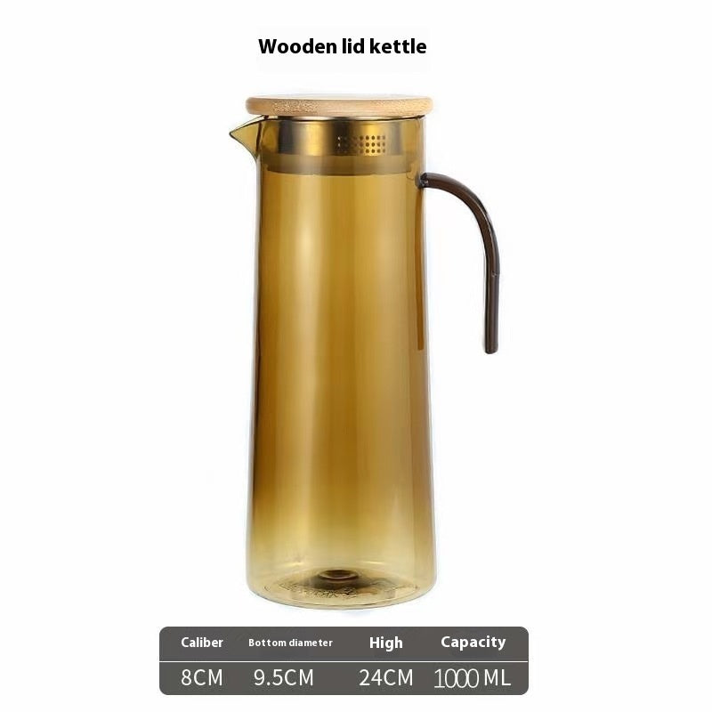 Transparent Acrylic Fruit Scented Cold Water Bottle - Modern Design