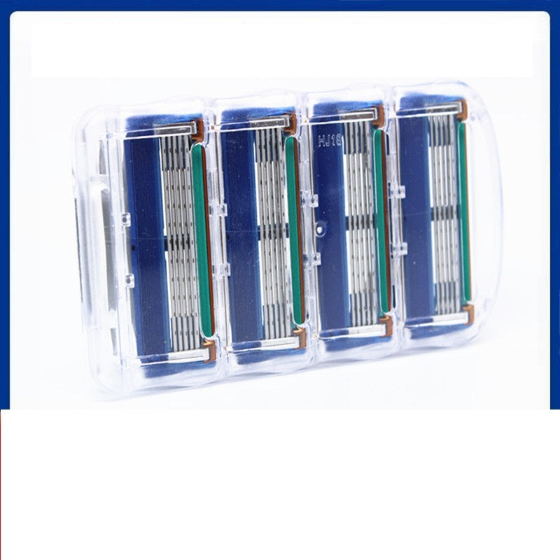 Imported three layers of Meian razor blades Vintage manual Men razor 4 pieces