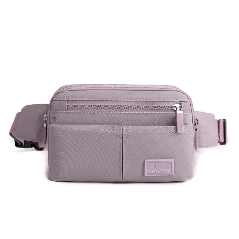 Unisex Nylon Waist Bag Multi Purpose Large Capacity For Men And Women Available In 8 Color Options