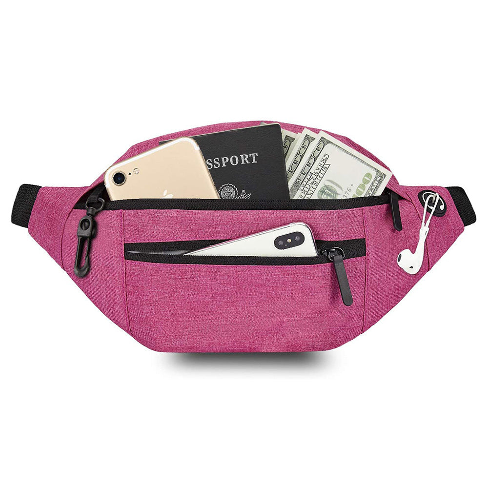 Unisex Waterproof Waist Bag For Outdoor Sports Travel Crossbody Breathable Wear Resistant