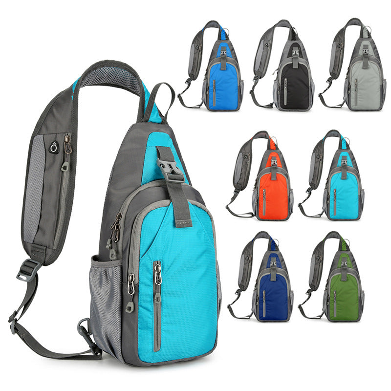 Sports Outdoor Casual Chest Bag Unisex Crossbody Nylon Bag Breathable Ultra Lightweight