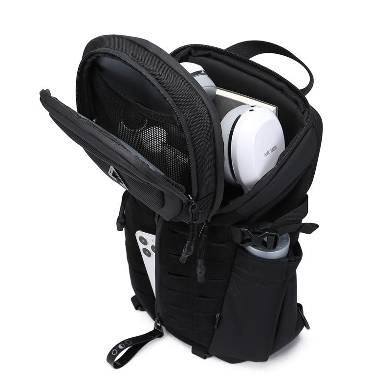 Mens Sports Waterproof Crossbody Bag For Travel And Everyday Use In Gray Black Sapphire Blue Camouflage