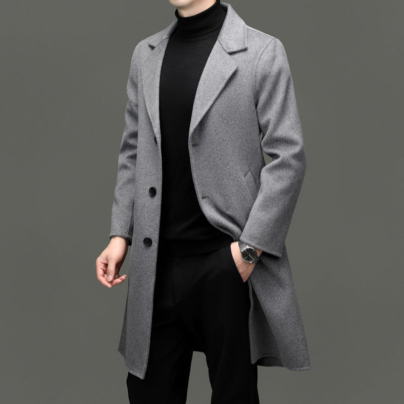 Autumn And Winter Woolen Coat Casual Long