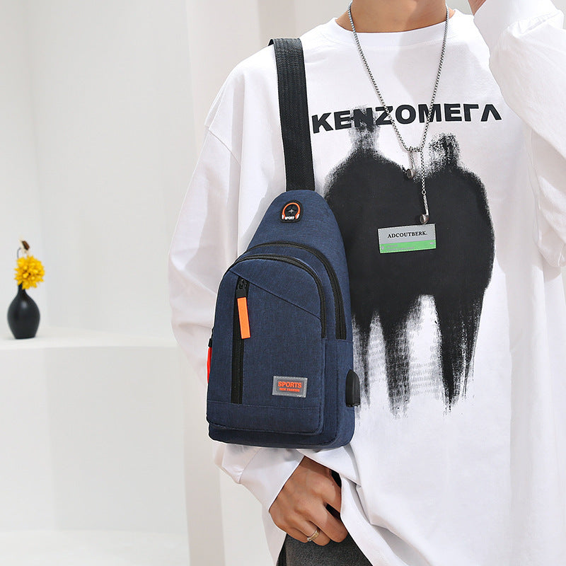 Outdoor Sports Riding Chest Bag Ultra Light Chest Pack with Oxford Cloth and Polyester Lining, Multiple Color Options