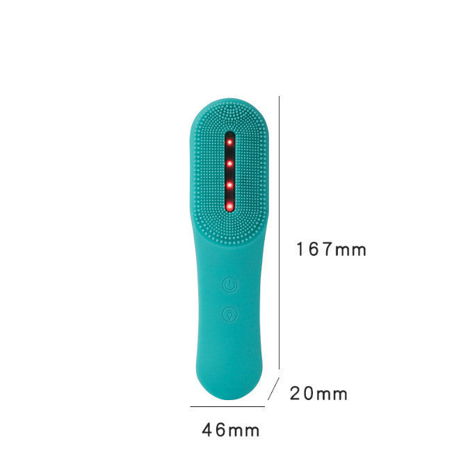 Ultrasonic Facial Cleanser with Red Light Therapy