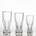 Double-Layer Borosilicate Glass Beer Mug – 350ml & 420ml | Heat & Cold Resistant