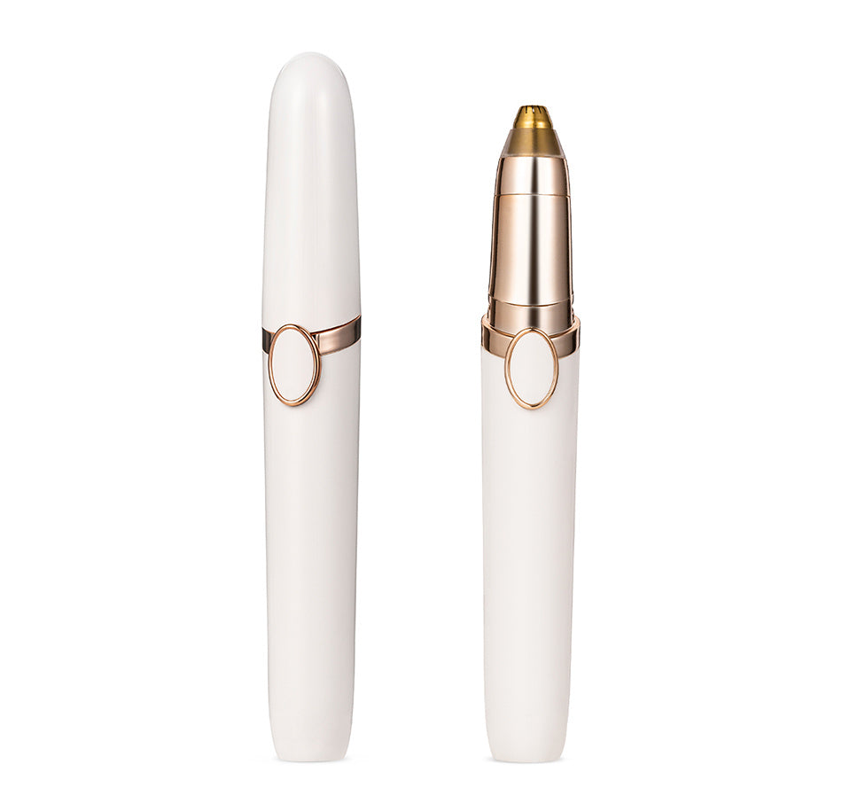 Second Generation Multifunction Eyebrow Trimmer White Black Red Compact USB Rechargeable Facial Grooming Tool