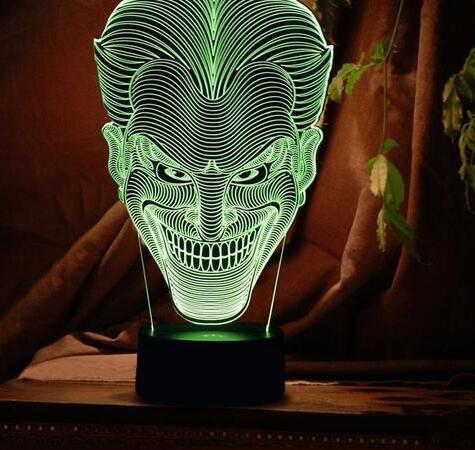 USB Color Changing 3D LED Lamp - Multi-Color Desk Light