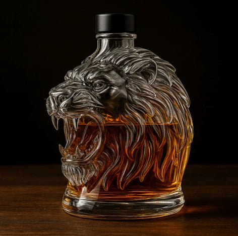 Borosilicate Glass Dachshund Whiskey Bottle – Novelty Bar Decor | 301–400ml