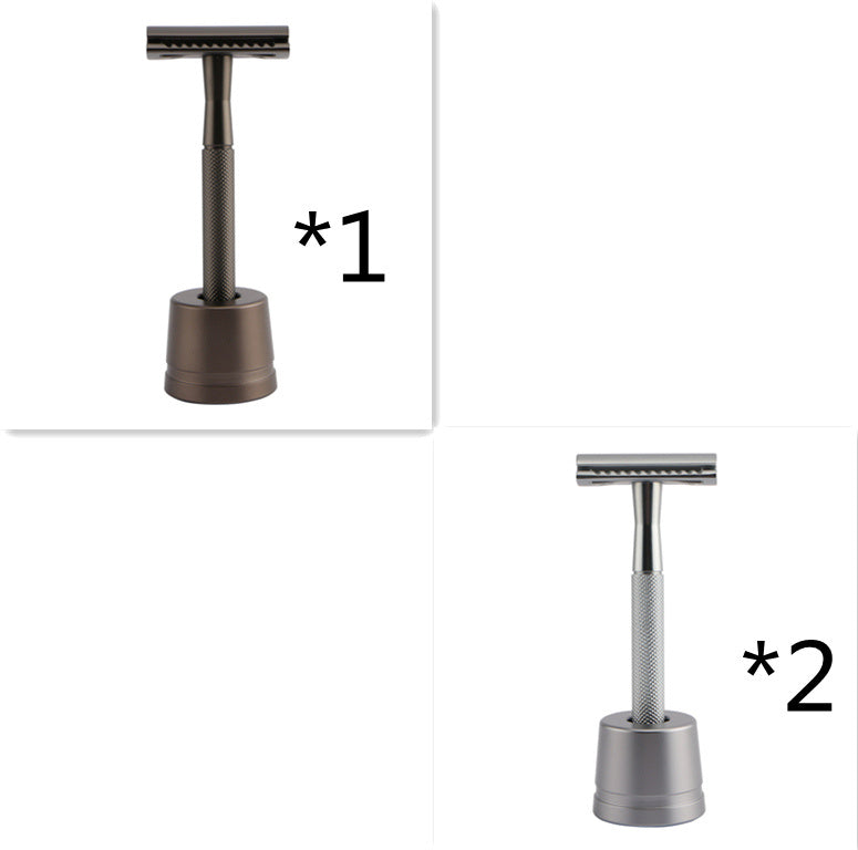 Classic manual shaver safe old fashioned