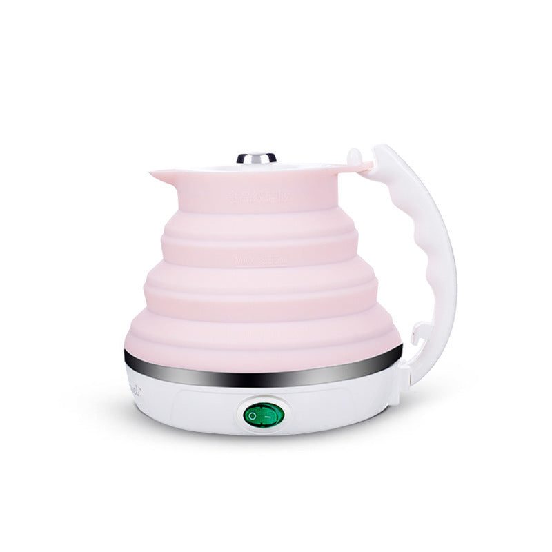 Foldable Electric Kettle 555ml Portable Silicone Kettle With Push Button 700W Fast Boil