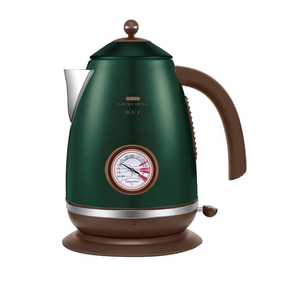 Electric Temperature Control Kettle Green Edition, Fast Boiling Electric Teapot For Precise Heat And Safe Pour