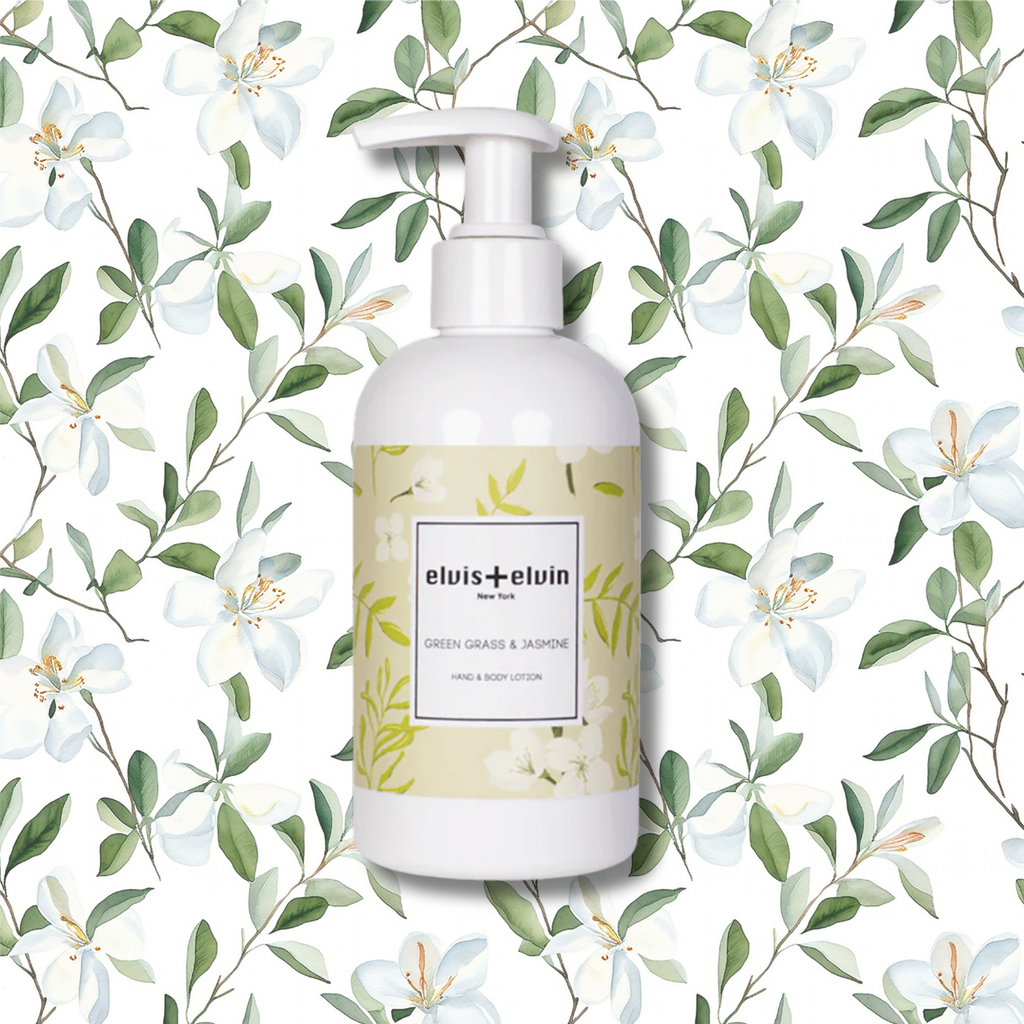 elvis+elvin Green Grass & Jasmine Hand & Body Lotion-3