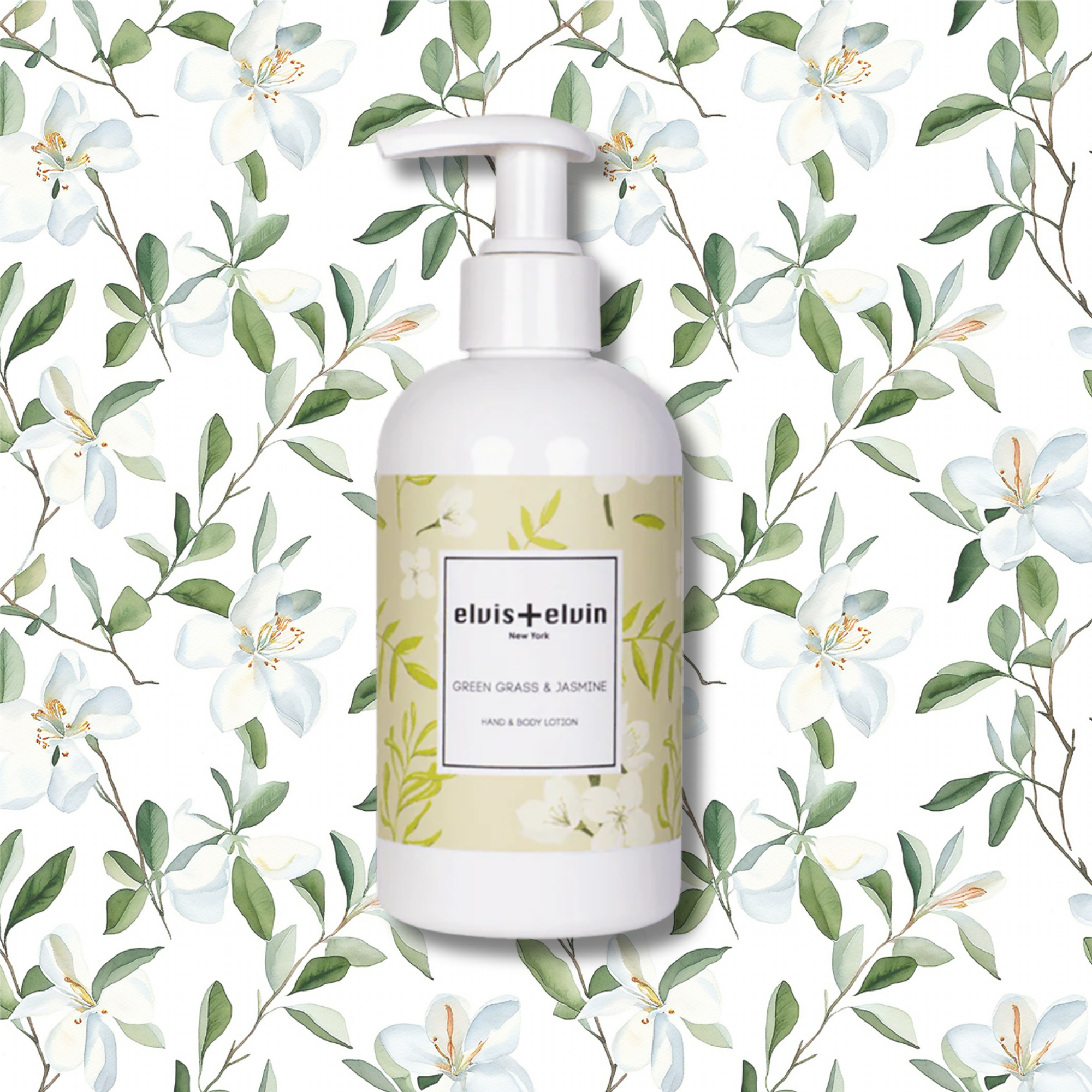 elvis+elvin Green Grass & Jasmine Hand & Body Lotion-3