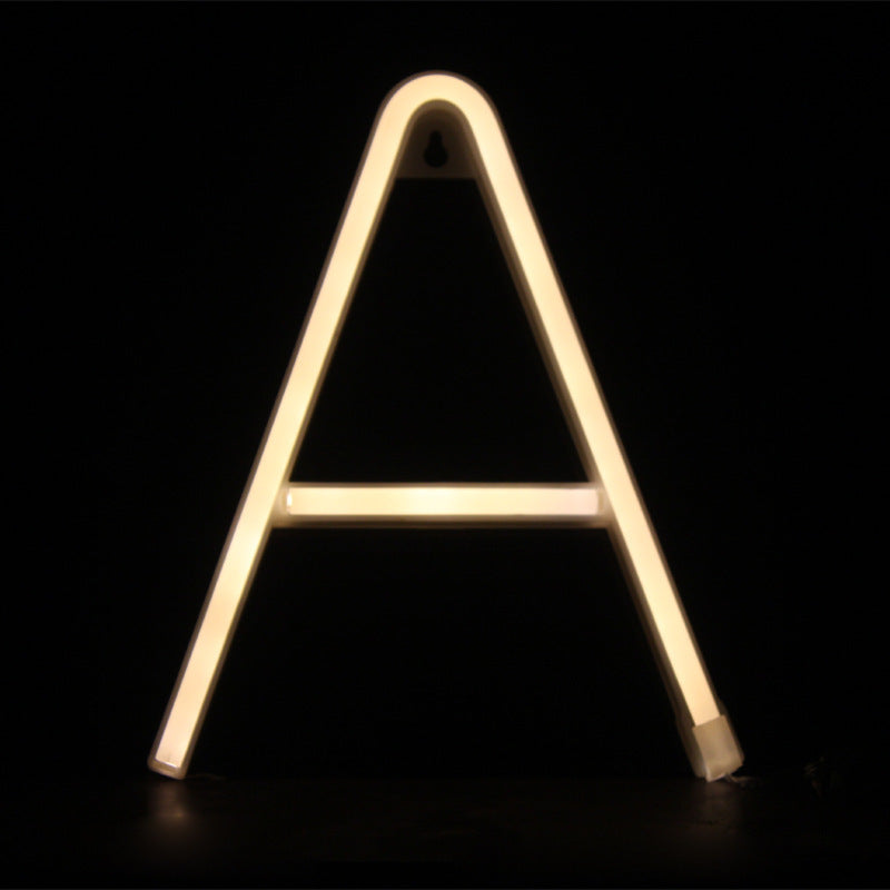 LED English Letter Light - Decorative Alphabet Night Light
