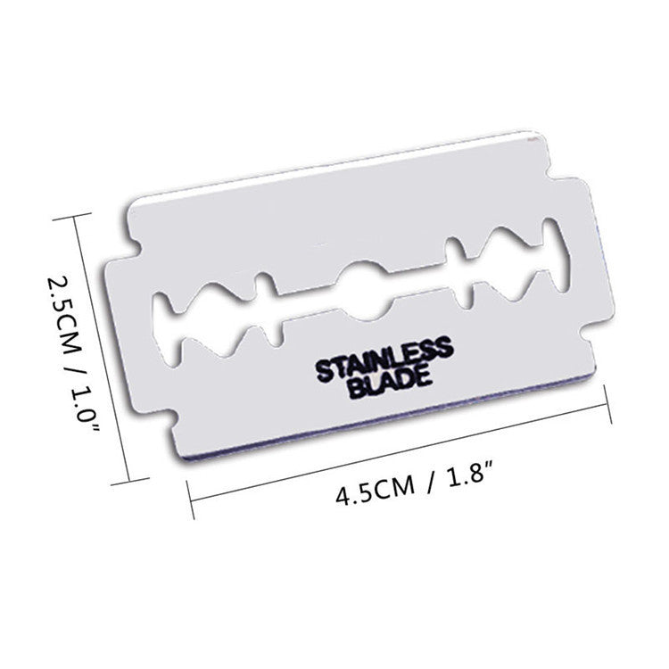 Stainless steel razor blade