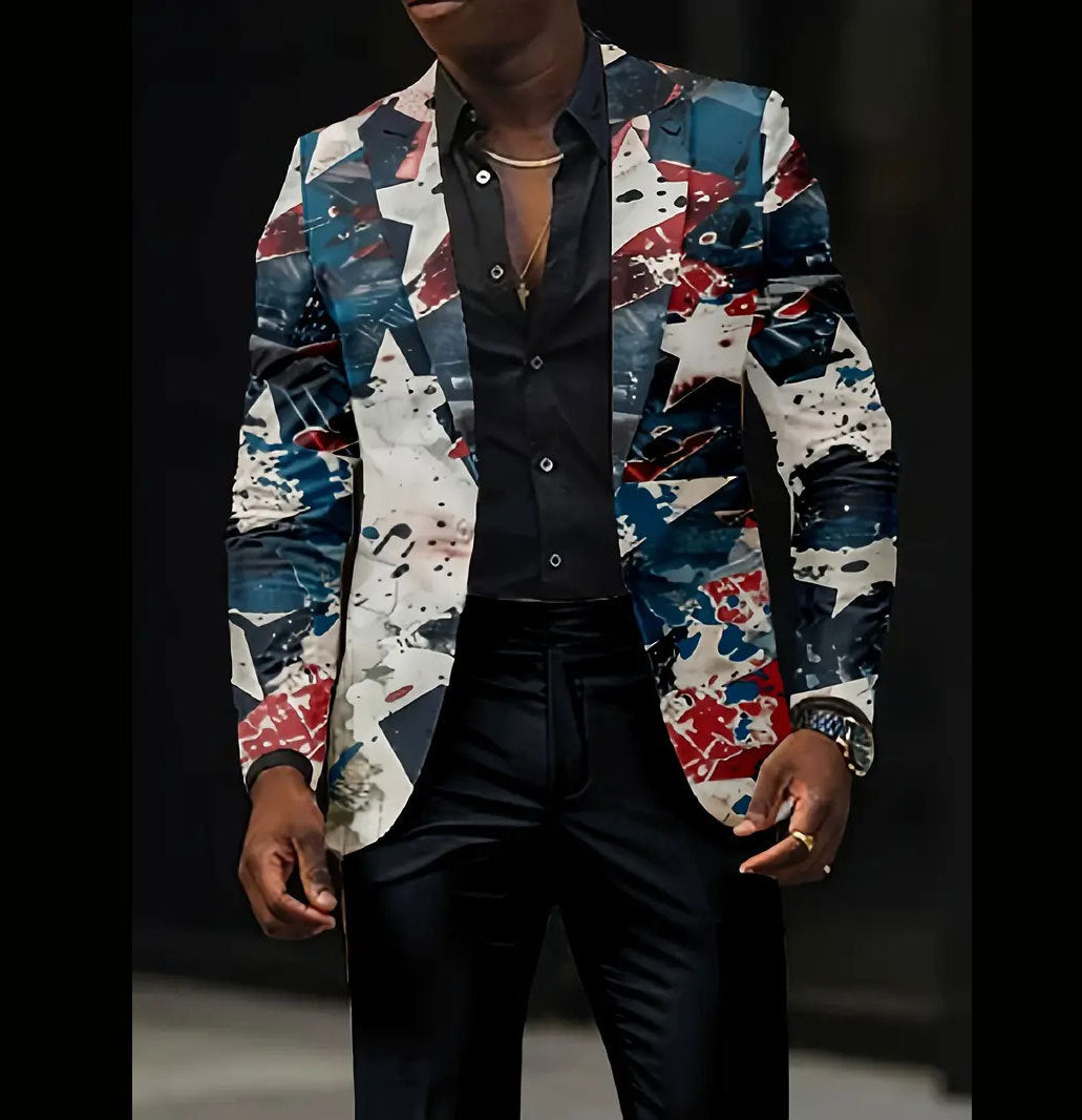 Casual All-match Dark Men's Coat