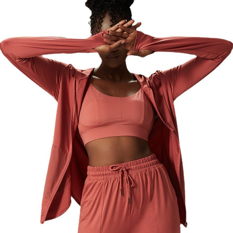 Womens Thin Quick Dry Long Sleeve Sports Top For Running Workout Yoga Black Orange Cyan