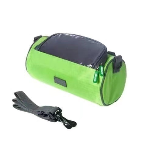 Mountain Bike Front Bag With 5 Inch Touch Screen Navigation Padded Oxford Cloth Durable
