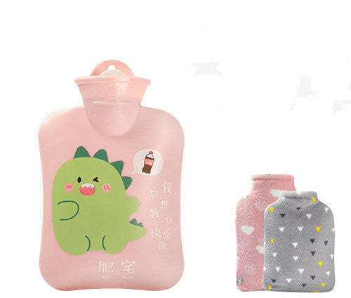 Large Water Injection Hot Water Bottle Cute Plush Explosion-proof Hand Warmer