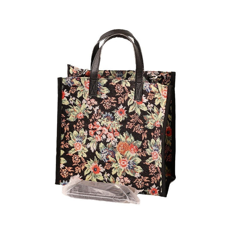 Womens Korean Style Canvas Shoulder Bag With Adjustable Strap For Street Trend Urban Fashion Accessory