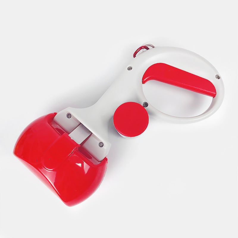 Pet Pooper Scooper With Built-In Trash Bag Holder Non-Breakable High-Strength ABS Plastic Grass And Gravel Cleanup