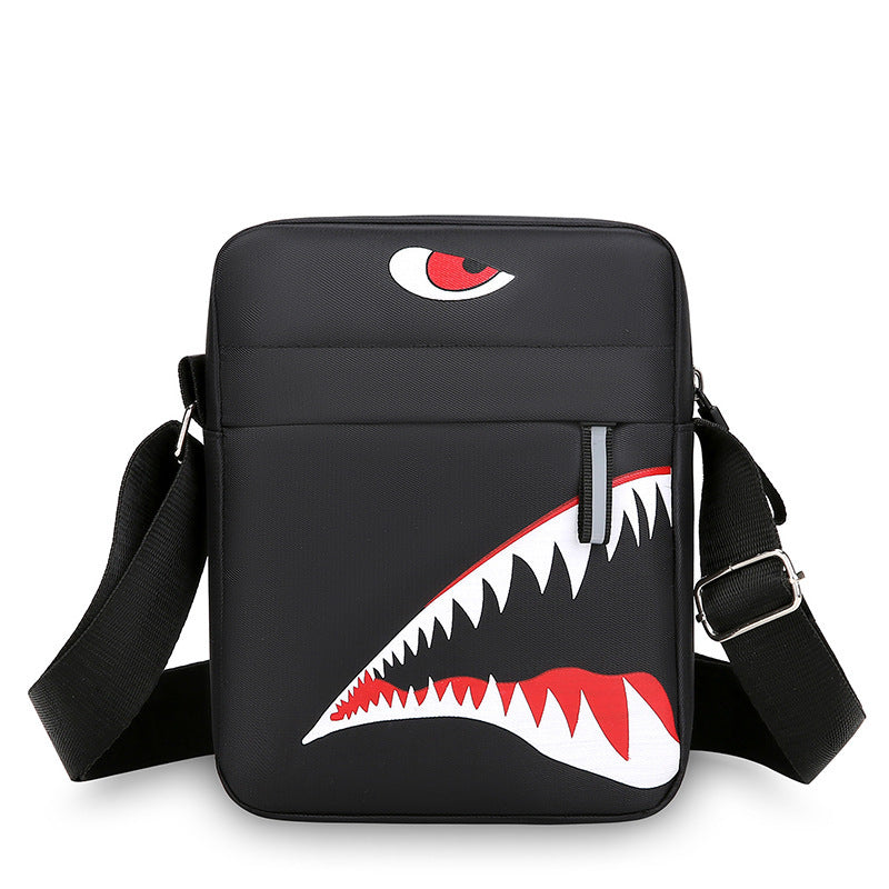 Men's Small Casual Trend Shoulder Crossbody Bag for Daily Use Black Gray Green Oxford Cloth Urban Minimalist