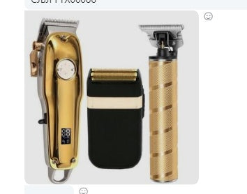 Longfeng Titanium Ceramic Blade Electric Hair Clipper With Powerful Motor For Smooth Precise Cutting