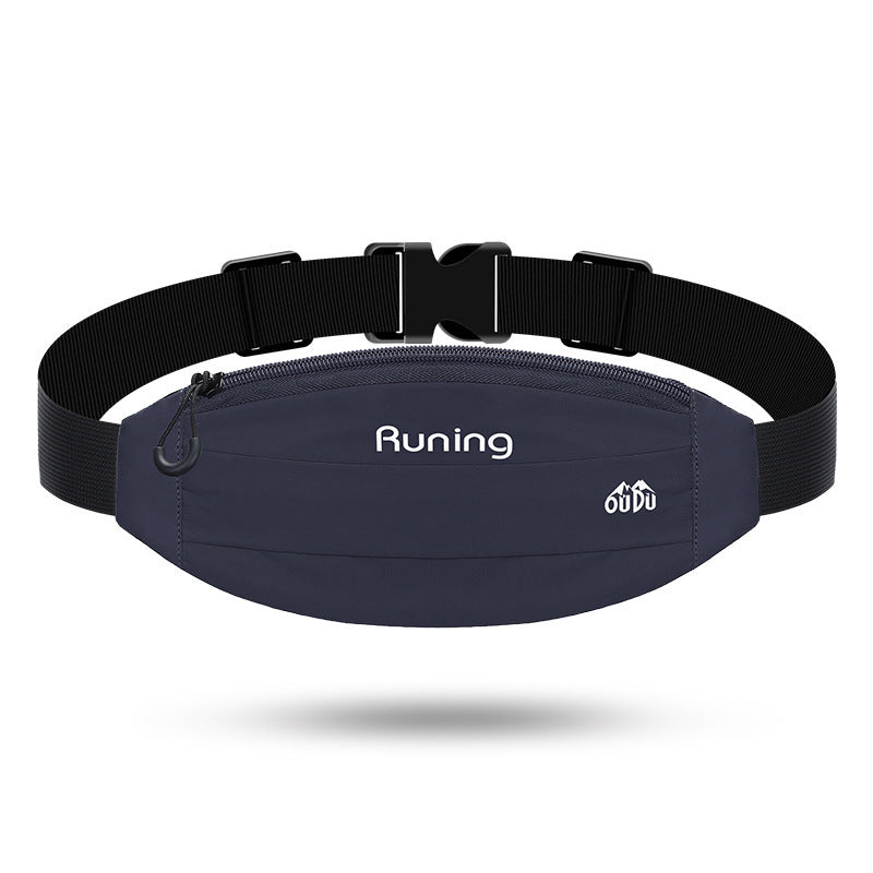 Unisex Night Running Reflective Waterproof Close Fitting Waist Bag For Outdoor Sports Ultralight Breathable Expandable