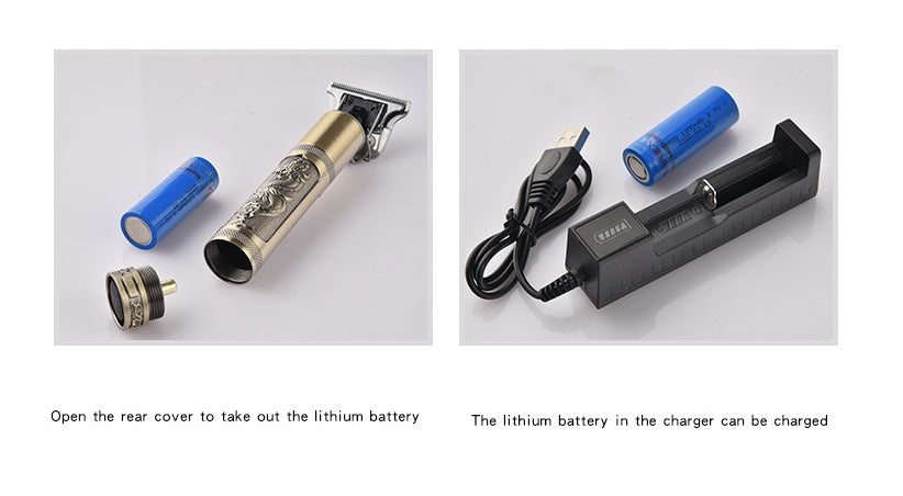 Longfeng Titanium Ceramic Blade Electric Hair Clipper With Powerful Motor For Smooth Precise Cutting