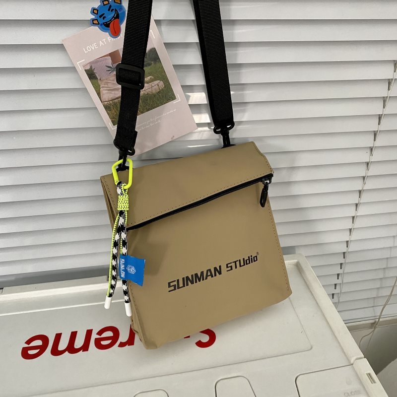 Simple All Match Messenger Bag Design Backpack Made From Polyester for Travel and Everyday Use with Street Trend