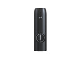 Single black electric spice and pepper grinder standing upright