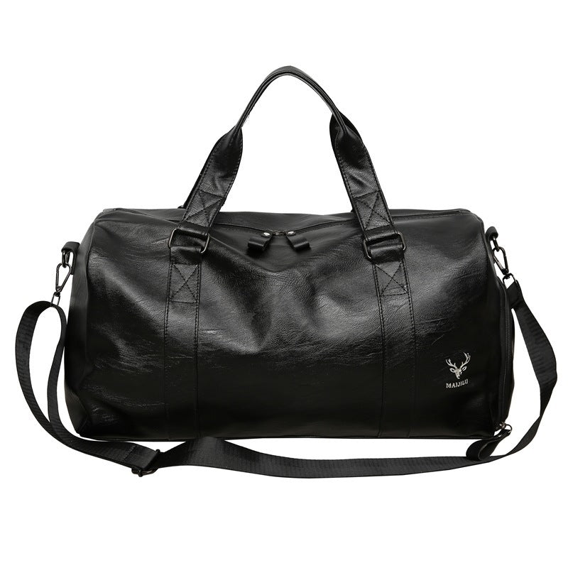 Portable Crossbody Luggage Bag One Shoulder For Short Distance Travel Large Capacity 56L 75L Waterproof PU Plaid