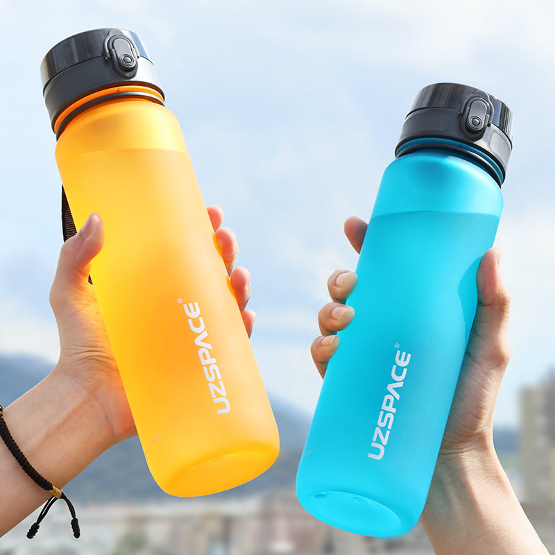 Colorful Sports Water Bottle for Outdoor Travel and Fitness Hydration BPA Free Leakproof Cap