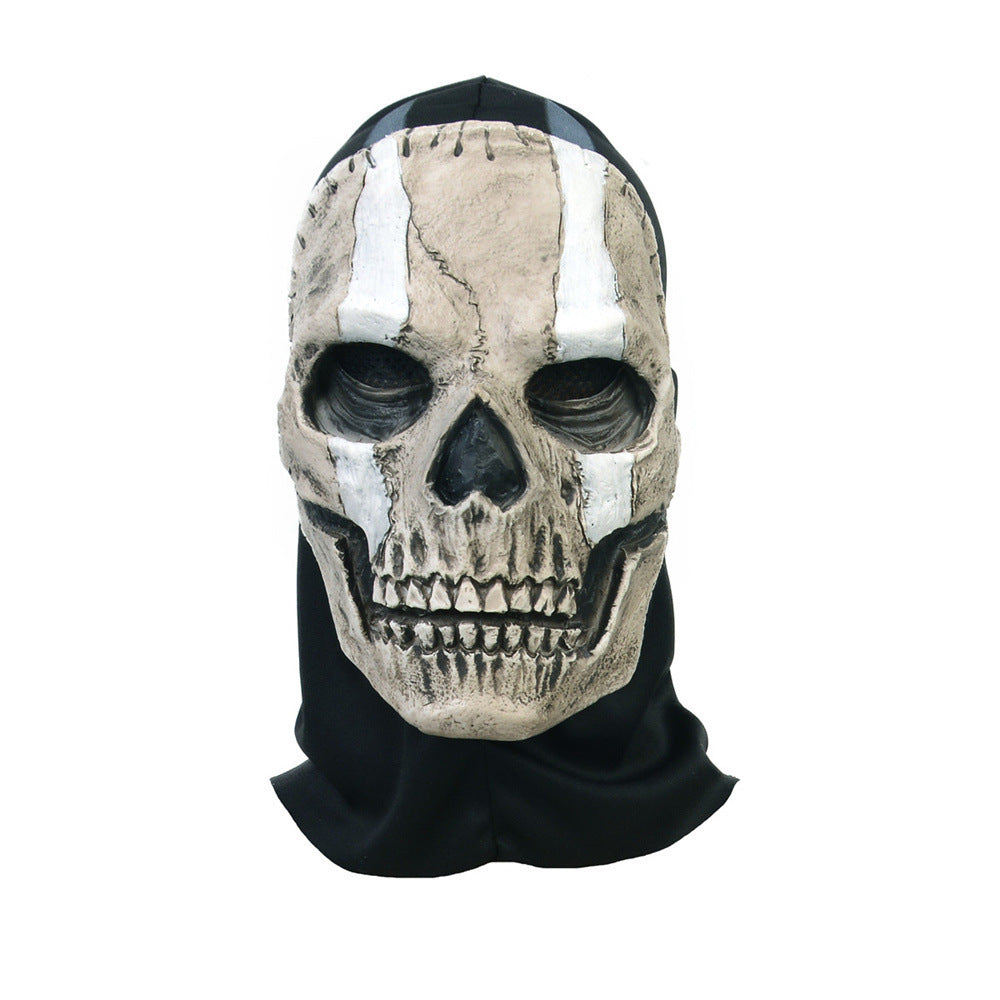 Creative Holiday Skull Ghost Facial Makeup Printing Headgear