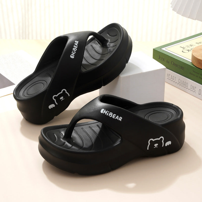Thick-Soled Non-Slip Flip Flops - Comfortable Summer Slippers