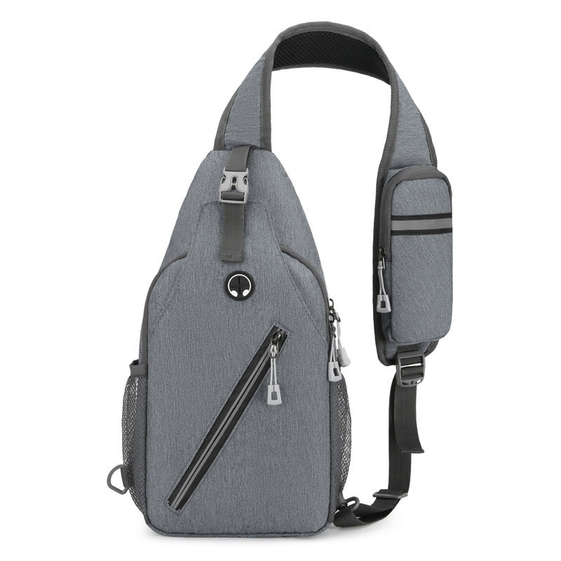 New Multifunctional Mens Shoulder Crossbody Bag With Large Capacity Canvas Messenger Chest Bag
