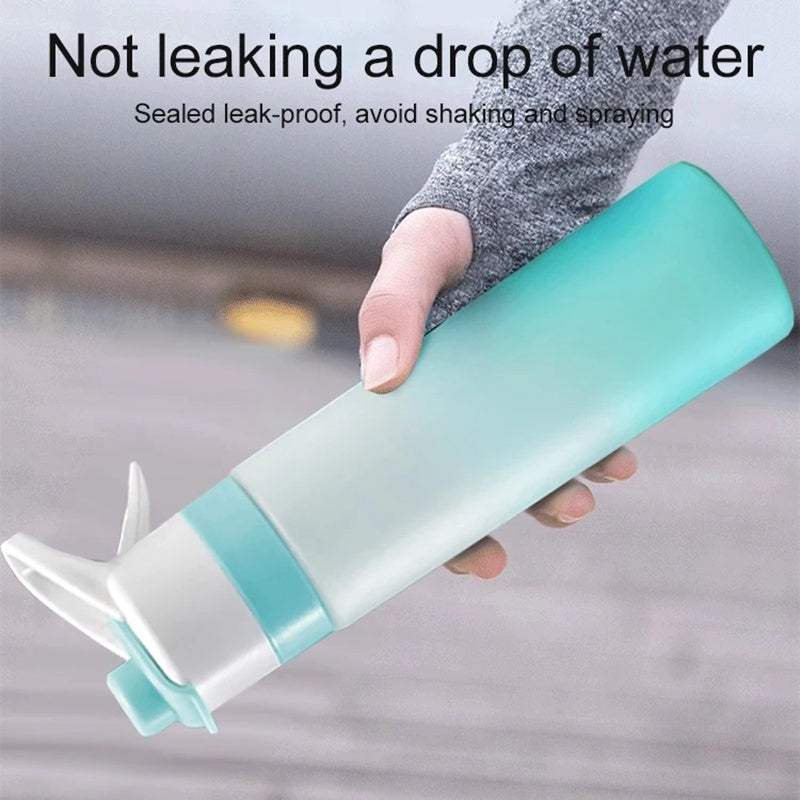 Sports Spray Water Bottle - 600ml Mist Bottle for Fitness & Outdoor Activities