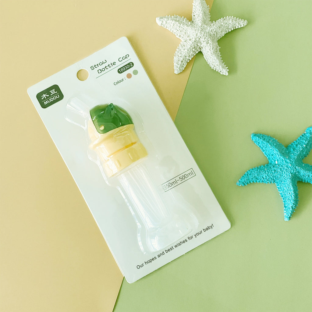 Anti Choking Bottle Cap Straw For Toddlers And Kids 1 To 6 Years PP Silicone Safe Drinking Cap