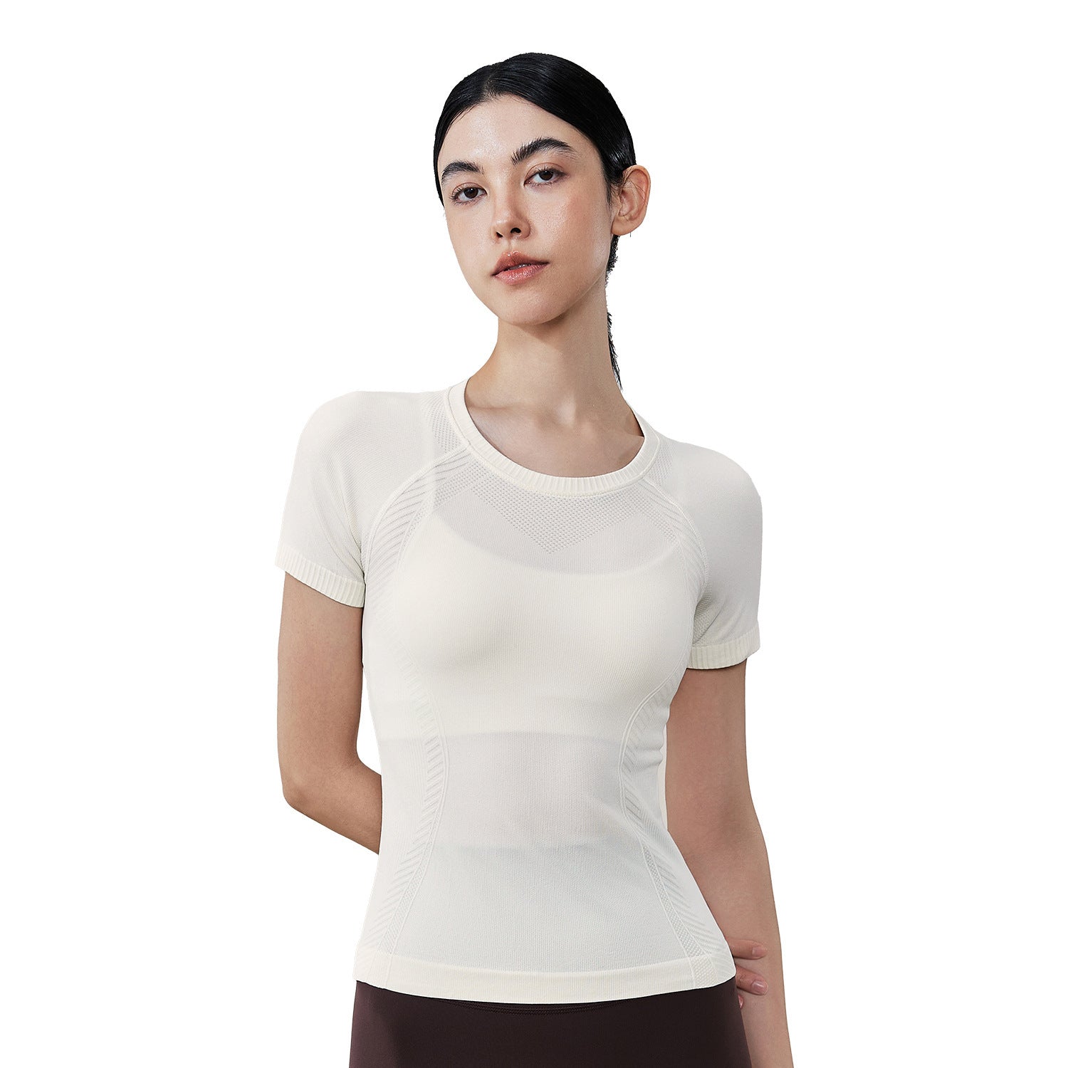 Running Yoga Sports Fitness Women's Thin Short Sleeve