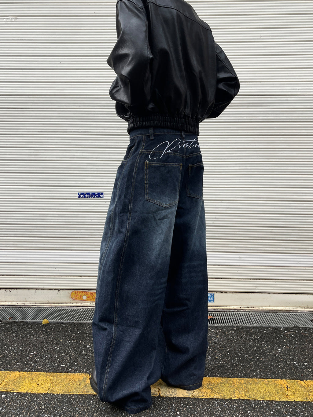 American Retro Machete Jeans For Men And Women