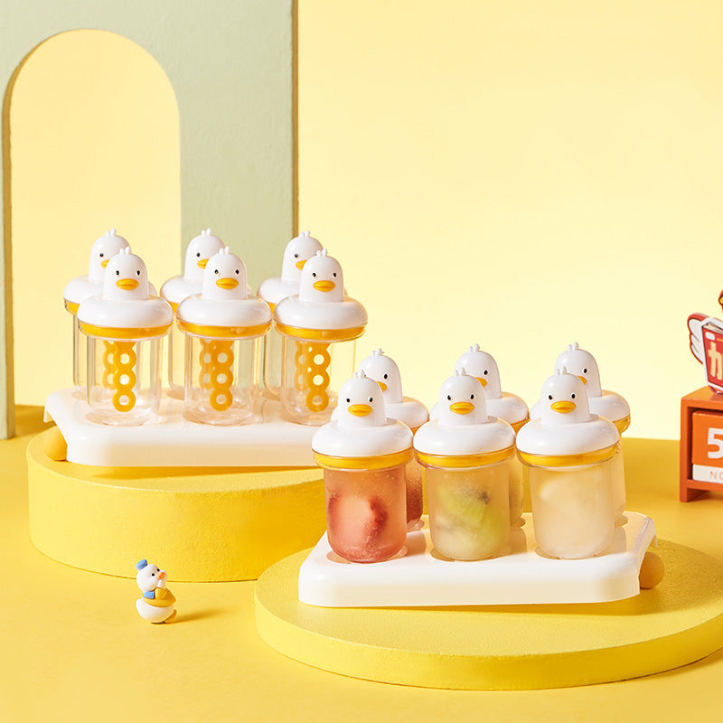 Homemade Ice Cream Mold Cartoon Popsicle Food Grade Ice Maker
