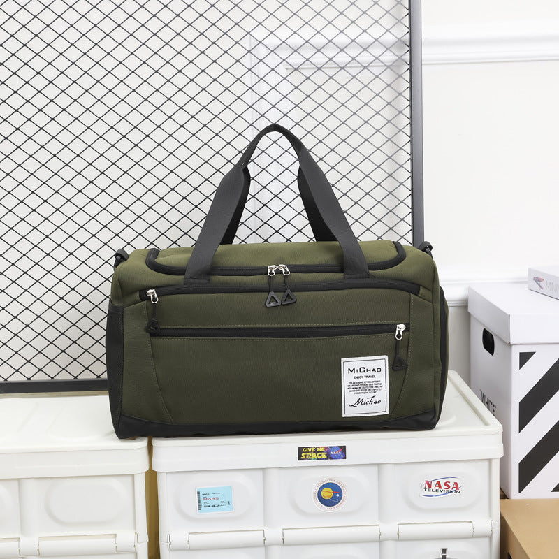 Unisex Large Capacity Travel Backpack Oxford Cloth Luggage Bag For Leisure Travel