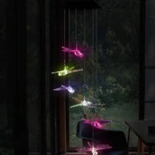 Solar Wind Chime Light - LED Garden Decoration with Musical Chimes